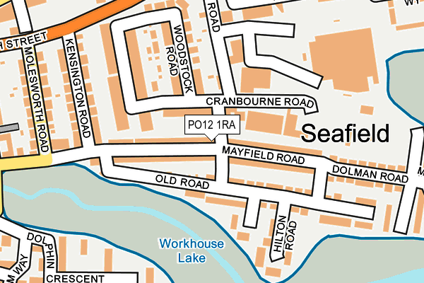PO12 1RA map - OS OpenMap – Local (Ordnance Survey) PO12 1RA map - OS OpenMap – Local (Ordnance Survey)