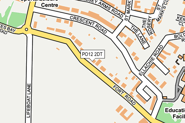 PO12 2DT map - OS OpenMap – Local (Ordnance Survey) PO12 2DT map - OS OpenMap – Local (Ordnance Survey)
