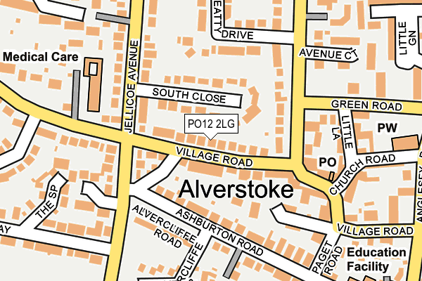 PO12 2LG map - OS OpenMap – Local (Ordnance Survey) PO12 2LG map - OS OpenMap – Local (Ordnance Survey)