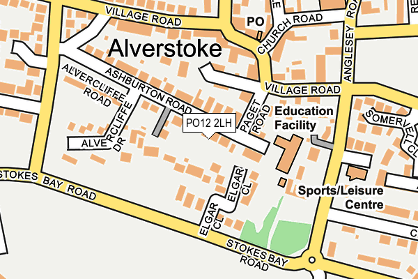 PO12 2LH map - OS OpenMap – Local (Ordnance Survey) PO12 2LH map - OS OpenMap – Local (Ordnance Survey)