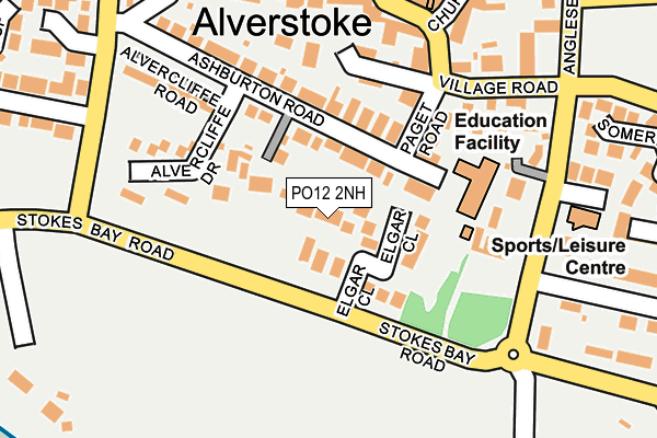 PO12 2NH map - OS OpenMap – Local (Ordnance Survey) PO12 2NH map - OS OpenMap – Local (Ordnance Survey)