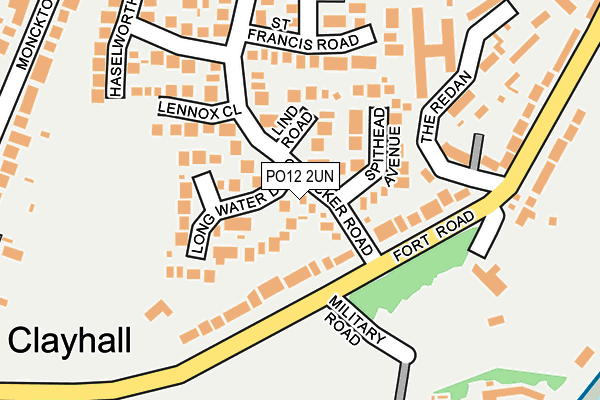PO12 2UN map - OS OpenMap – Local (Ordnance Survey) PO12 2UN map - OS OpenMap – Local (Ordnance Survey)