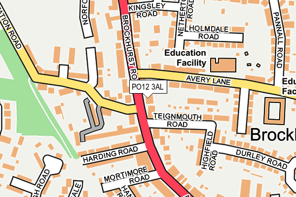 PO12 3AL map - OS OpenMap – Local (Ordnance Survey) PO12 3AL map - OS OpenMap – Local (Ordnance Survey)