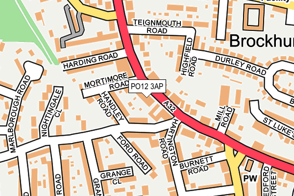 PO12 3AP map - OS OpenMap – Local (Ordnance Survey) PO12 3AP map - OS OpenMap – Local (Ordnance Survey)
