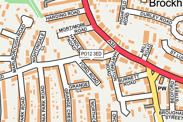 PO12 3ED map - OS OpenMap – Local (Ordnance Survey) PO12 3ED map - OS OpenMap – Local (Ordnance Survey)
