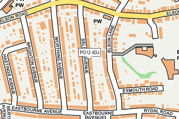 PO12 4DJ map - OS OpenMap – Local (Ordnance Survey) PO12 4DJ map - OS OpenMap – Local (Ordnance Survey)