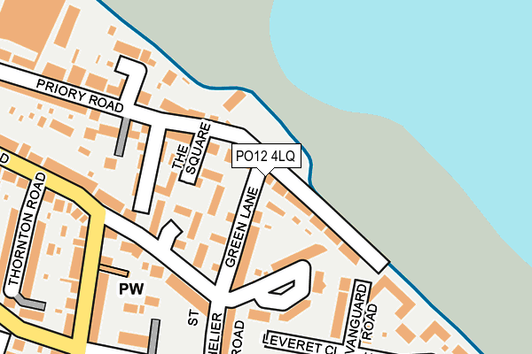 PO12 4LQ map - OS OpenMap – Local (Ordnance Survey) PO12 4LQ map - OS OpenMap – Local (Ordnance Survey)