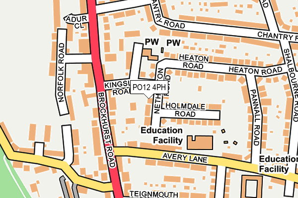 PO12 4PH map - OS OpenMap – Local (Ordnance Survey) PO12 4PH map - OS OpenMap – Local (Ordnance Survey)