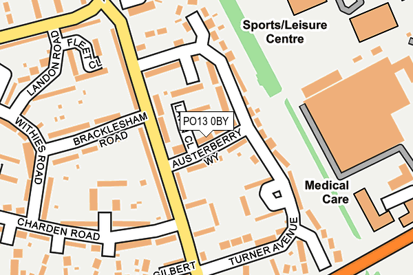 PO13 0BY map - OS OpenMap – Local (Ordnance Survey) PO13 0BY map - OS OpenMap – Local (Ordnance Survey)