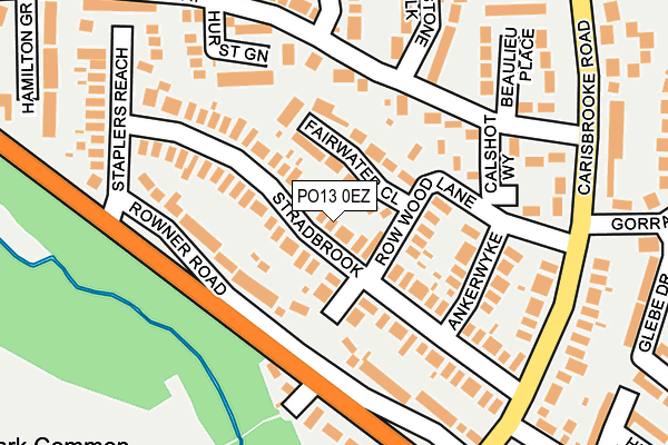 PO13 0EZ map - OS OpenMap – Local (Ordnance Survey) PO13 0EZ map - OS OpenMap – Local (Ordnance Survey)
