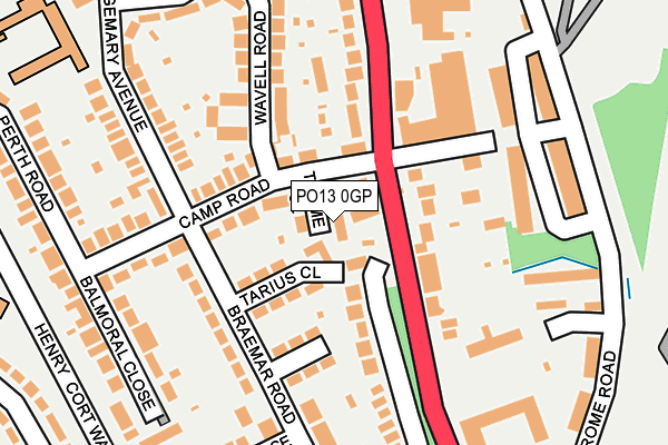 PO13 0GP map - OS OpenMap – Local (Ordnance Survey) PO13 0GP map - OS OpenMap – Local (Ordnance Survey)