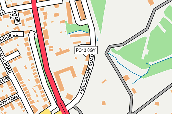 PO13 0GY map - OS OpenMap – Local (Ordnance Survey) PO13 0GY map - OS OpenMap – Local (Ordnance Survey)