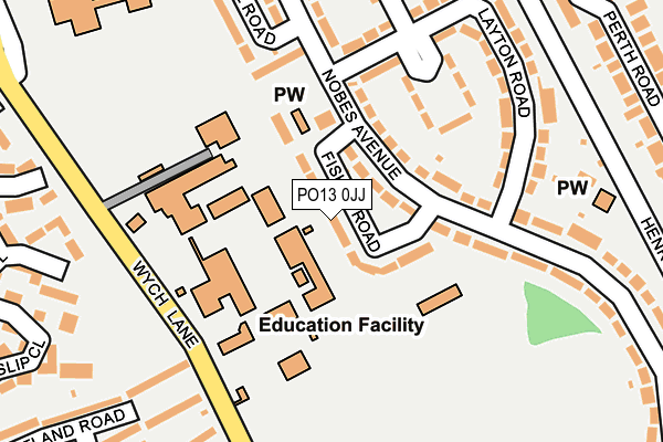 PO13 0JJ map - OS OpenMap – Local (Ordnance Survey) PO13 0JJ map - OS OpenMap – Local (Ordnance Survey)