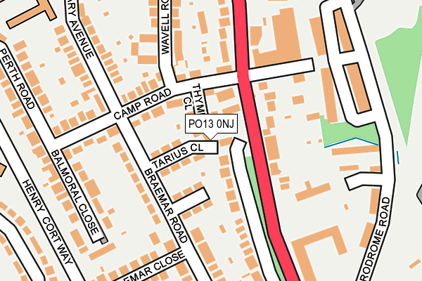 PO13 0NJ map - OS OpenMap – Local (Ordnance Survey) PO13 0NJ map - OS OpenMap – Local (Ordnance Survey)