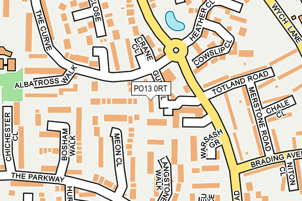 PO13 0RT map - OS OpenMap – Local (Ordnance Survey) PO13 0RT map - OS OpenMap – Local (Ordnance Survey)
