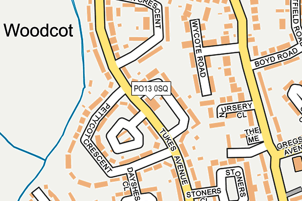 PO13 0SQ map - OS OpenMap – Local (Ordnance Survey) PO13 0SQ map - OS OpenMap – Local (Ordnance Survey)