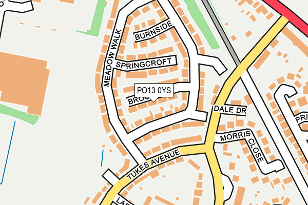 PO13 0YS map - OS OpenMap – Local (Ordnance Survey) PO13 0YS map - OS OpenMap – Local (Ordnance Survey)