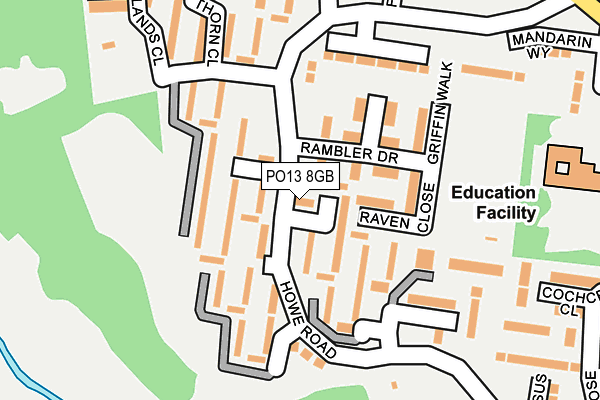 PO13 8GB map - OS OpenMap – Local (Ordnance Survey) PO13 8GB map - OS OpenMap – Local (Ordnance Survey)