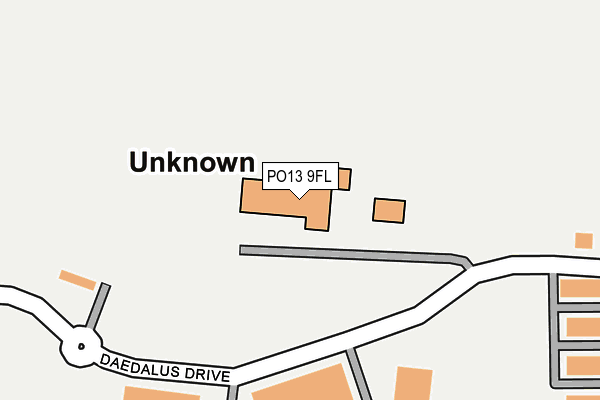 PO13 9FL map - OS OpenMap – Local (Ordnance Survey) PO13 9FL map - OS OpenMap – Local (Ordnance Survey)