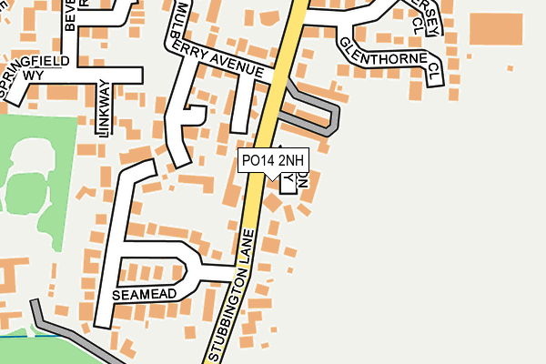 PO14 2NH map - OS OpenMap – Local (Ordnance Survey) PO14 2NH map - OS OpenMap – Local (Ordnance Survey)