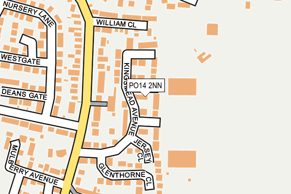 PO14 2NN map - OS OpenMap – Local (Ordnance Survey) PO14 2NN map - OS OpenMap – Local (Ordnance Survey)