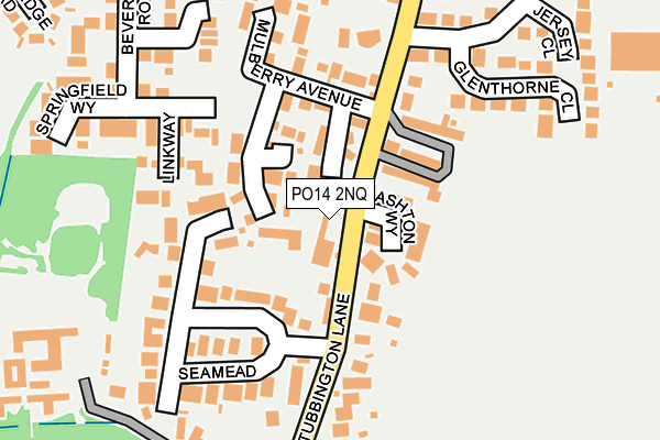 PO14 2NQ map - OS OpenMap – Local (Ordnance Survey) PO14 2NQ map - OS OpenMap – Local (Ordnance Survey)