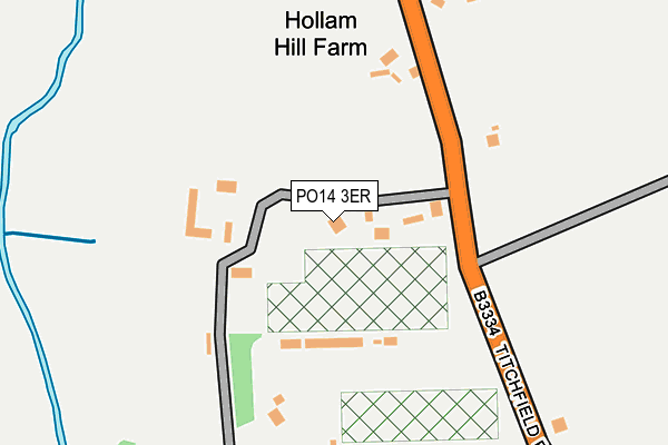 PO14 3ER map - OS OpenMap – Local (Ordnance Survey) PO14 3ER map - OS OpenMap – Local (Ordnance Survey)