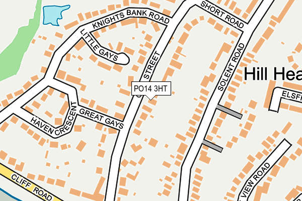 PO14 3HT map - OS OpenMap – Local (Ordnance Survey) PO14 3HT map - OS OpenMap – Local (Ordnance Survey)