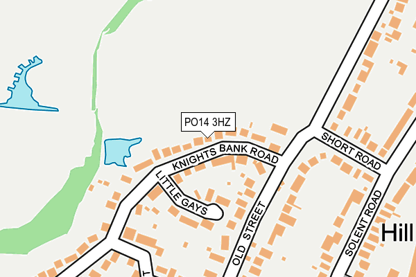 PO14 3HZ map - OS OpenMap – Local (Ordnance Survey) PO14 3HZ map - OS OpenMap – Local (Ordnance Survey)