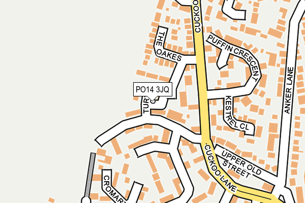 PO14 3JQ map - OS OpenMap – Local (Ordnance Survey) PO14 3JQ map - OS OpenMap – Local (Ordnance Survey)