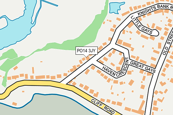 PO14 3JY map - OS OpenMap – Local (Ordnance Survey) PO14 3JY map - OS OpenMap – Local (Ordnance Survey)