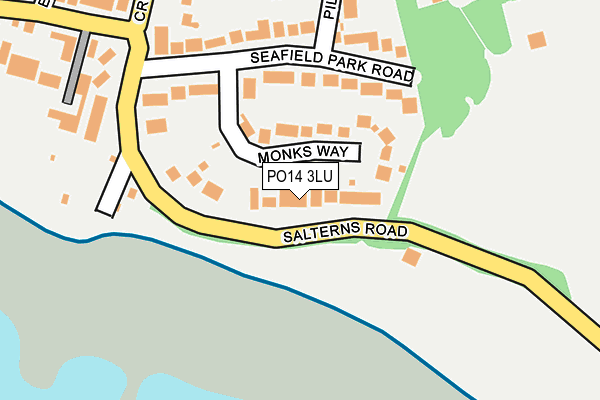 PO14 3LU map - OS OpenMap – Local (Ordnance Survey) PO14 3LU map - OS OpenMap – Local (Ordnance Survey)