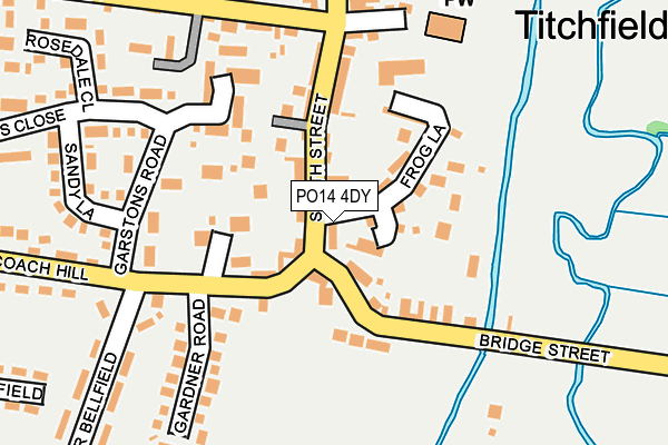 PO14 4DY map - OS OpenMap – Local (Ordnance Survey) PO14 4DY map - OS OpenMap – Local (Ordnance Survey)