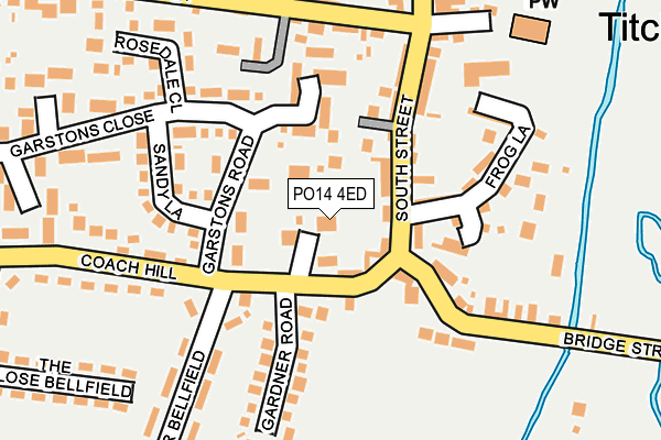 PO14 4ED map - OS OpenMap – Local (Ordnance Survey) PO14 4ED map - OS OpenMap – Local (Ordnance Survey)