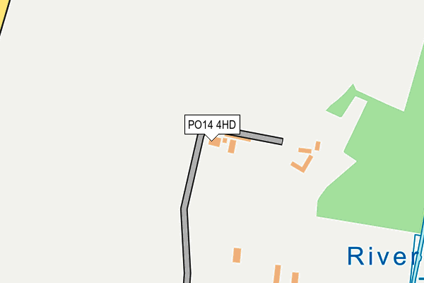 PO14 4HD map - OS OpenMap – Local (Ordnance Survey) PO14 4HD map - OS OpenMap – Local (Ordnance Survey)