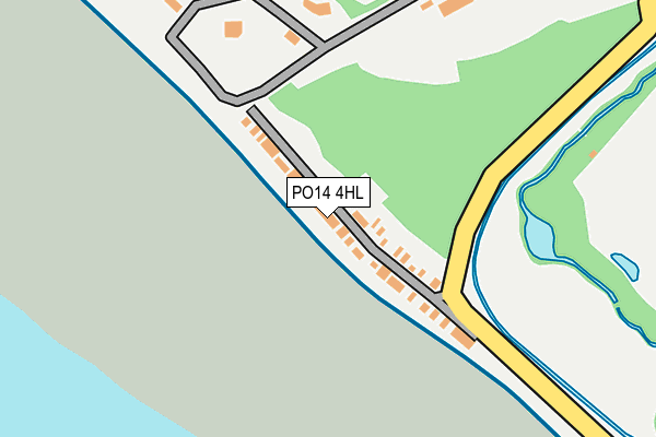 PO14 4HL map - OS OpenMap – Local (Ordnance Survey) PO14 4HL map - OS OpenMap – Local (Ordnance Survey)