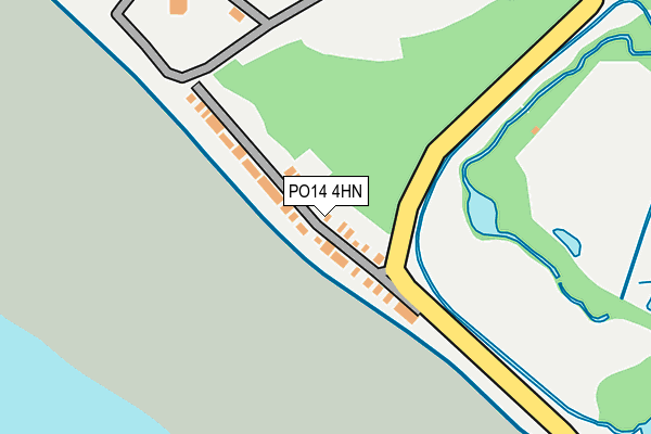 PO14 4HN map - OS OpenMap – Local (Ordnance Survey) PO14 4HN map - OS OpenMap – Local (Ordnance Survey)
