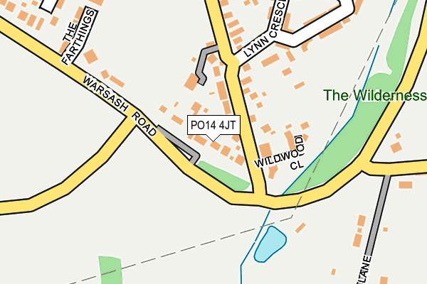 PO14 4JT map - OS OpenMap – Local (Ordnance Survey) PO14 4JT map - OS OpenMap – Local (Ordnance Survey)