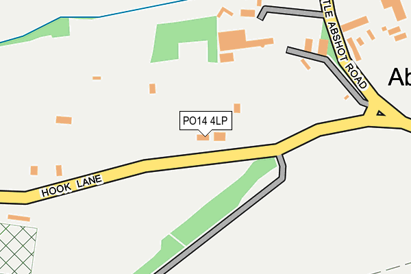 PO14 4LP map - OS OpenMap – Local (Ordnance Survey) PO14 4LP map - OS OpenMap – Local (Ordnance Survey)