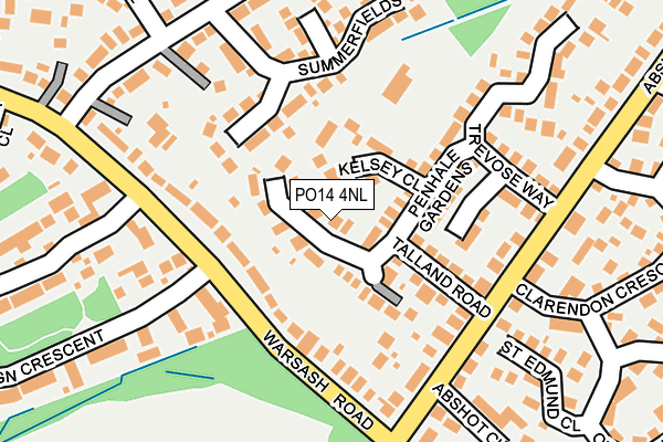 PO14 4NL map - OS OpenMap – Local (Ordnance Survey) PO14 4NL map - OS OpenMap – Local (Ordnance Survey)