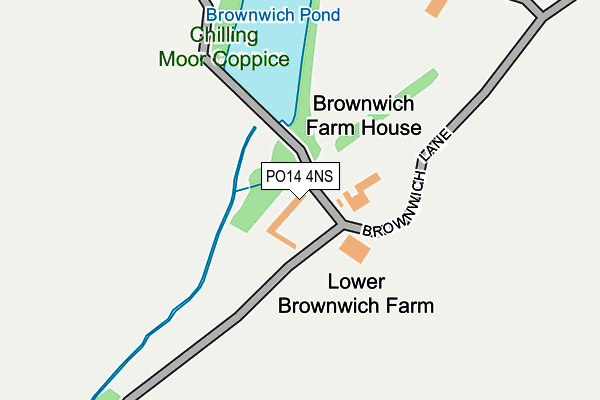 PO14 4NS map - OS OpenMap – Local (Ordnance Survey) PO14 4NS map - OS OpenMap – Local (Ordnance Survey)