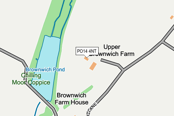 PO14 4NT map - OS OpenMap – Local (Ordnance Survey) PO14 4NT map - OS OpenMap – Local (Ordnance Survey)