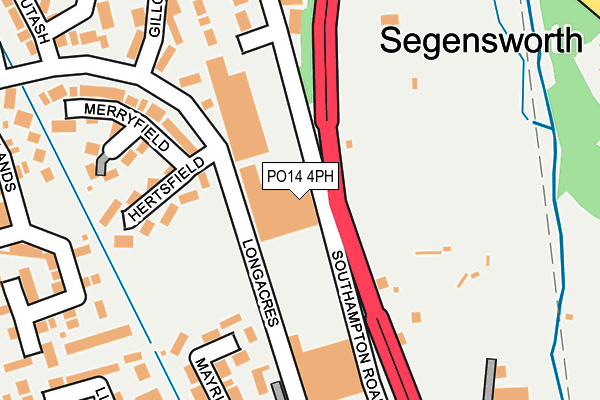 PO14 4PH map - OS OpenMap – Local (Ordnance Survey) PO14 4PH map - OS OpenMap – Local (Ordnance Survey)