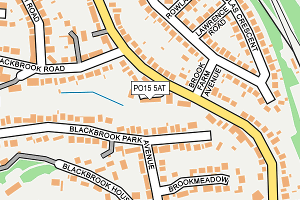 PO15 5AT map - OS OpenMap – Local (Ordnance Survey) PO15 5AT map - OS OpenMap – Local (Ordnance Survey)