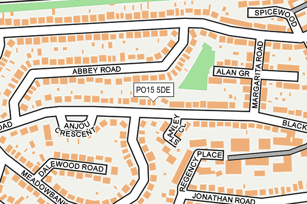 PO15 5DE map - OS OpenMap – Local (Ordnance Survey) PO15 5DE map - OS OpenMap – Local (Ordnance Survey)