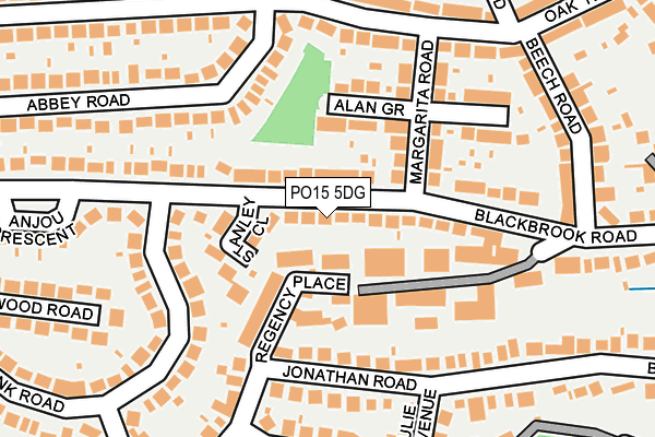 PO15 5DG map - OS OpenMap – Local (Ordnance Survey) PO15 5DG map - OS OpenMap – Local (Ordnance Survey)
