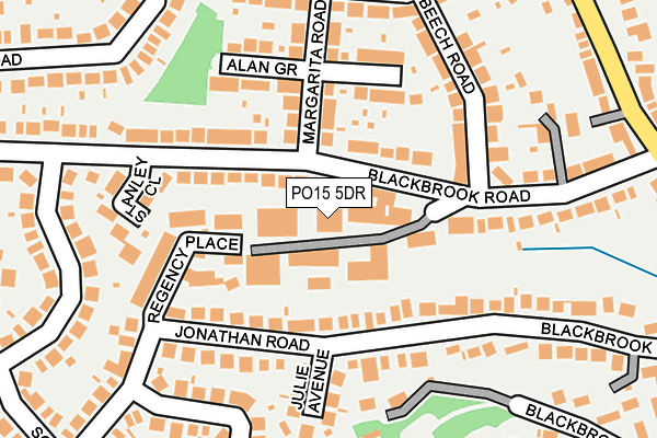 PO15 5DR map - OS OpenMap – Local (Ordnance Survey) PO15 5DR map - OS OpenMap – Local (Ordnance Survey)