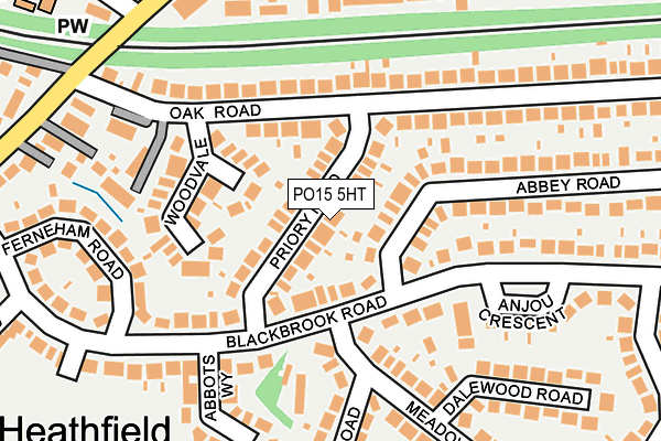 PO15 5HT map - OS OpenMap – Local (Ordnance Survey) PO15 5HT map - OS OpenMap – Local (Ordnance Survey)