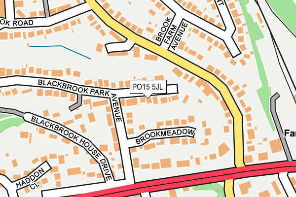 PO15 5JL map - OS OpenMap – Local (Ordnance Survey) PO15 5JL map - OS OpenMap – Local (Ordnance Survey)