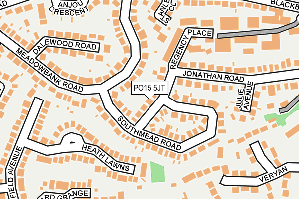 PO15 5JT map - OS OpenMap – Local (Ordnance Survey) PO15 5JT map - OS OpenMap – Local (Ordnance Survey)